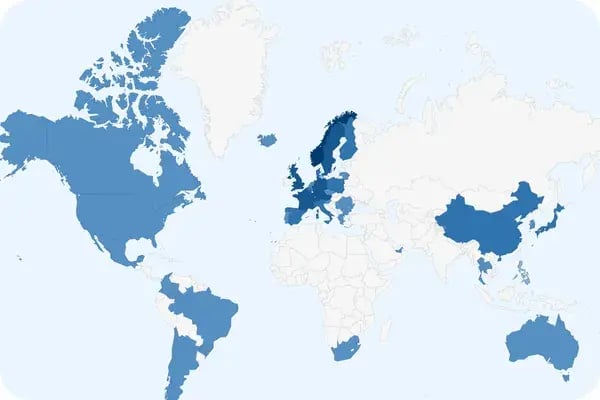 Distributors, round corner