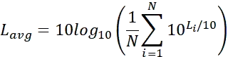 Formula Energetic average