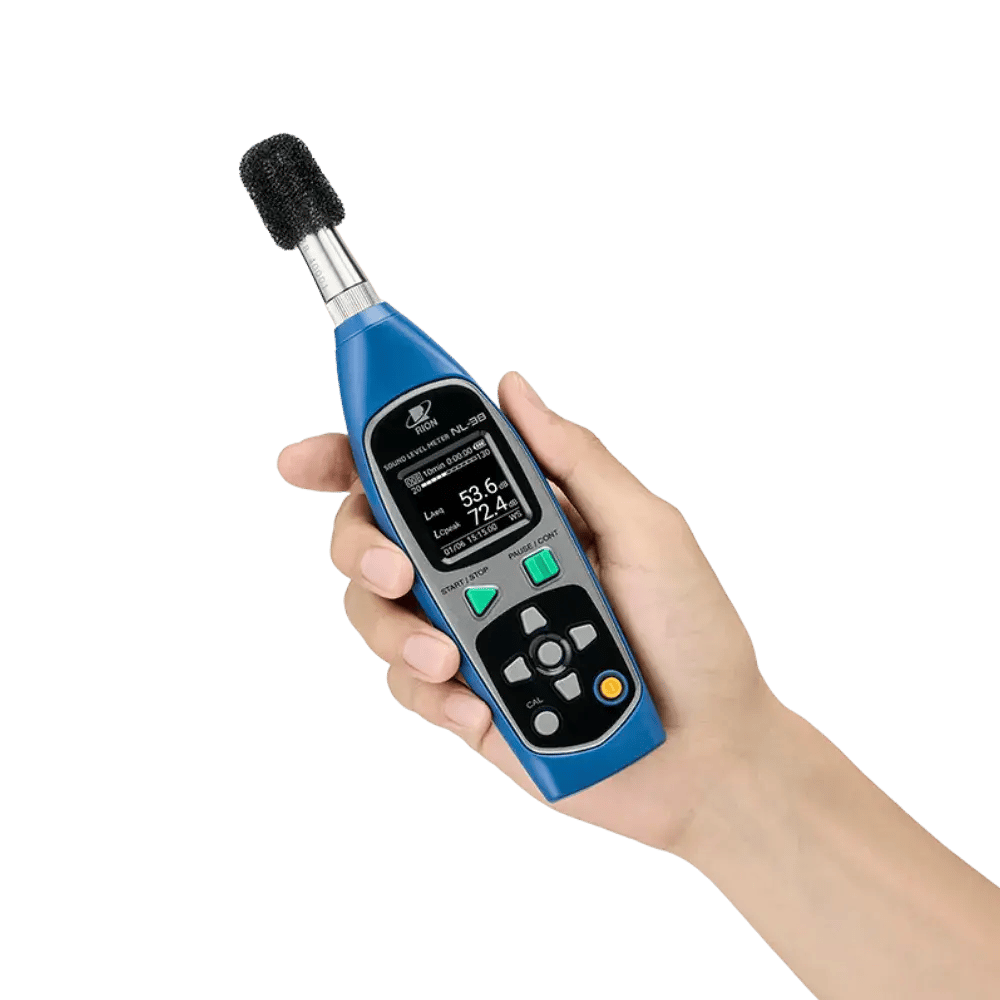 NL-38 sound level meter easy to hold