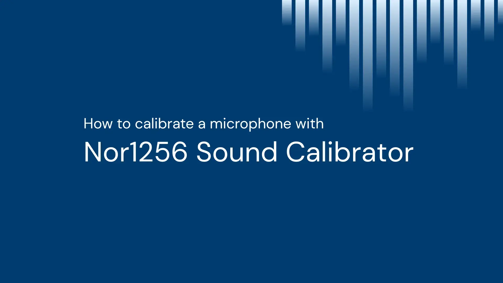 Nor1256-Sound-Calibrator