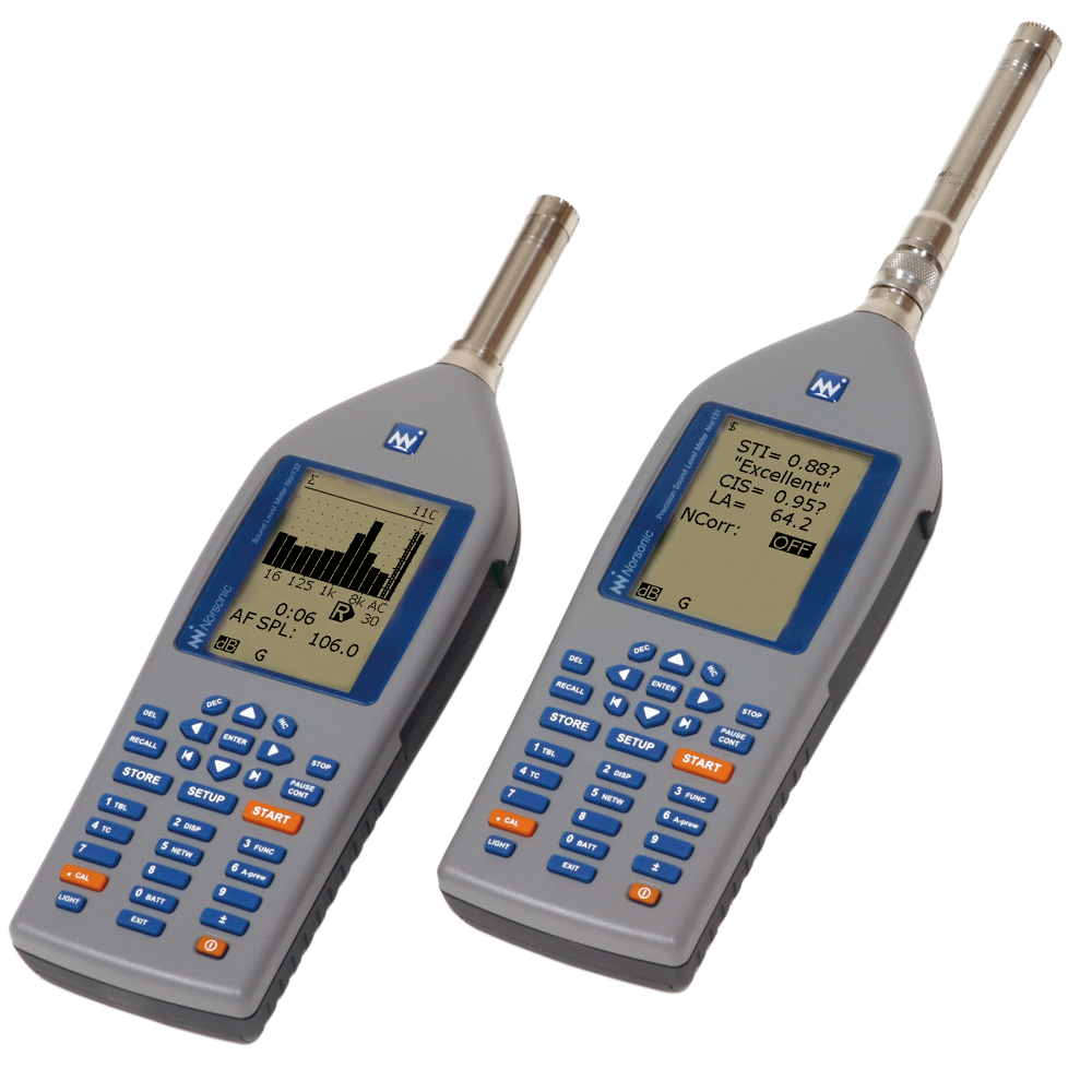Norsonic Nor131 and Nor132 sound level meters