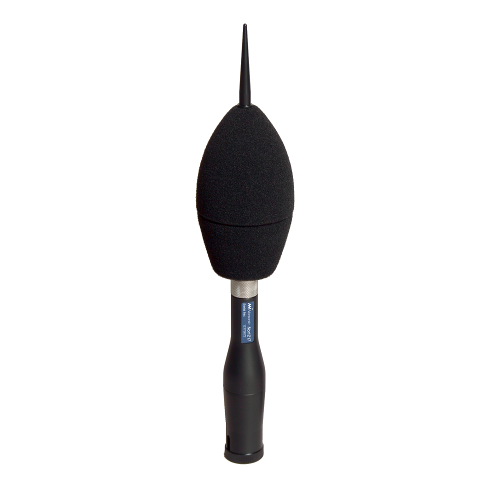 Outdoor microphone Nor1217 for community and aircraft noise for use with Nor140, Nor145 and Nor150 sound level meters