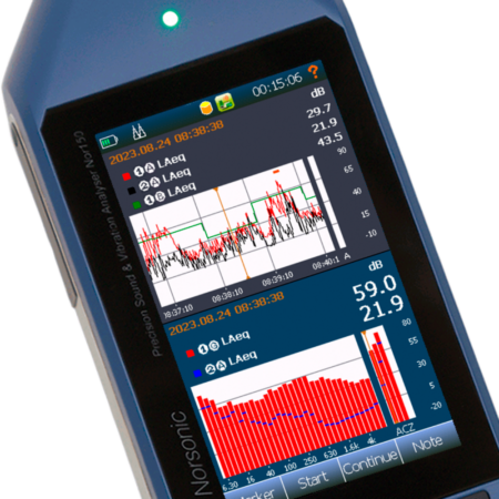 Norsonic Nor150 sound analyser for environmental monitoring