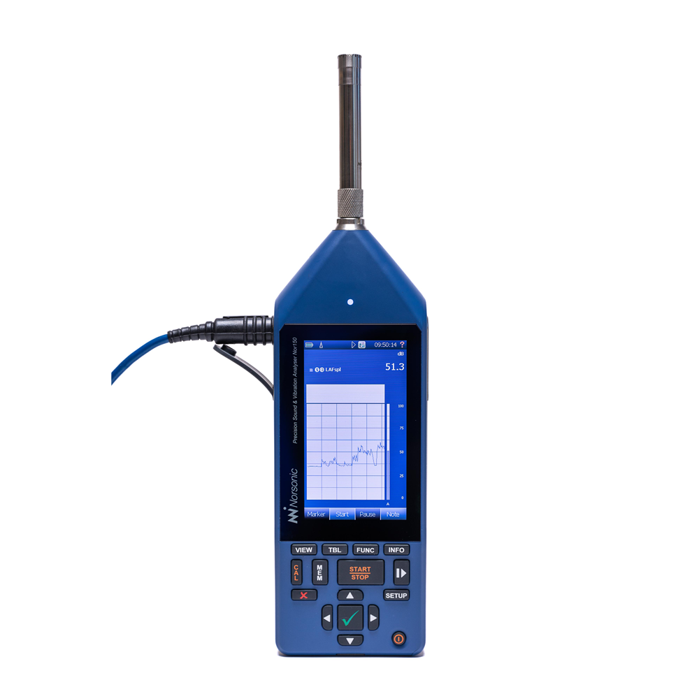 Norsonic Nor150 sound and vibration analyser 2 channels